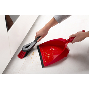 Vileda 2in1 Brush and Dustpan with Strip