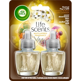 Air Wick Life Scents Paradise Garden Electric Freshener Refill 2 x 19 ml