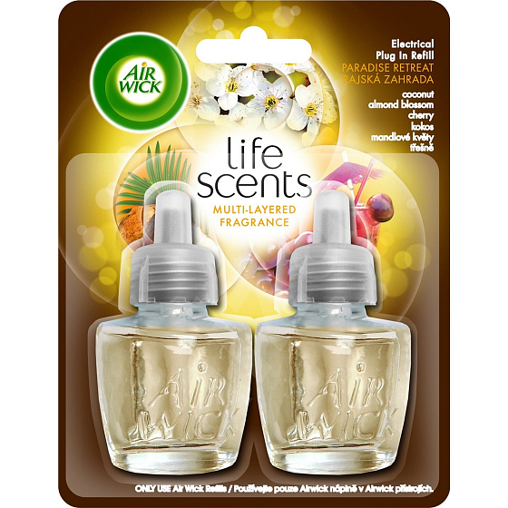 Air Wick Life Scents Paradise Garden Electric Freshener Refill 2 x 19 ml