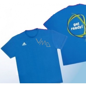 DÁREK Adidas tričko velikost L modré pro muže 1 kus