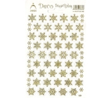 Arch Holographic decorative stickers Christmas snowflakes gold 1 arch