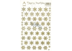 Arch Holographic decorative stickers Christmas snowflakes gold 1 arch