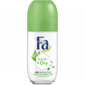 Fa Fresh & Dry Green Tea Sorbet Scent 48h Roll-On Antiperspirant Deodorant for Women 50 ml