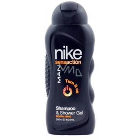 Nike Tum It On 2in1 shower gel and shampoo for men 300 ml