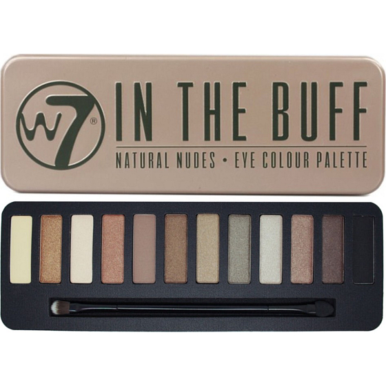 W7 In The Buff Eye Color Palette palette of 12 eye shadows