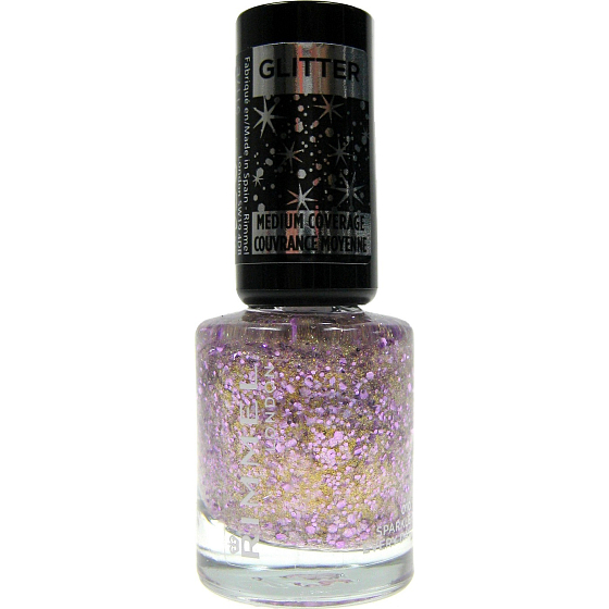 Rimmel London Glitter Bomb Top Coat nail polish 010 Sparkle Every Day 8 ml