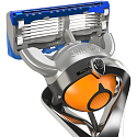 Gillette Fusion ProGlide Flexball Power Silver shaver + spare head 1 piece + battery 1 piece, for men