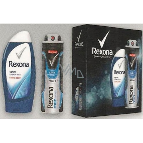Rexona Men Cobalt Sport Energy Kick shower gel 250 ml + deodorant spray for men 150 ml, cosmetic set