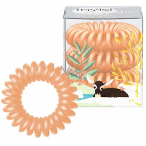 Invisibobble Silky Season Hair band apricot spiral 3 pieces limited edition