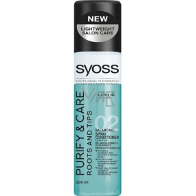 Syoss Purify & Care Roots and Tips conditioner for greasy roots and dry ends spray 200 ml