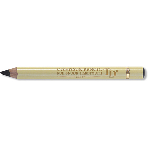 Koh-i-noor contour pencil, black, package of 12 pcs