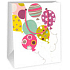 Ditipo Gift paper bag 11.4 x 6.4 x 14.6 cm white balloons
