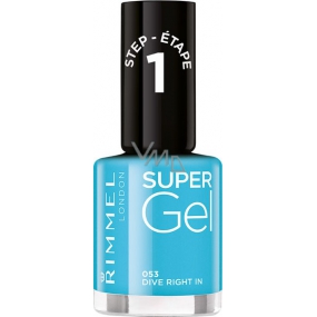 Rimmel London Super Gel nail polish 053 Dive Right In 12 ml