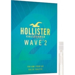Hollister Wave 2 for Him eau de toilette 2 ml with spray, vial