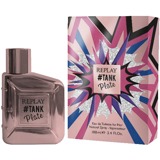 Replay Tank Plate for Her Eau de Toilette for Women 30 ml