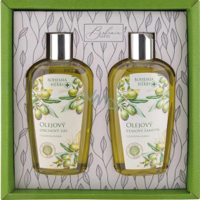 Bohemia Gifts Olive oil oil shower gel 250 ml + oil hair shampoo 250 ml, cosmetic set