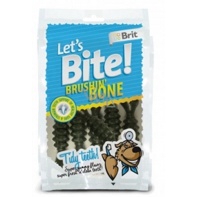 Brit Lets Bite Brushin Dental bone delicacy bottom food for dogs 90 g