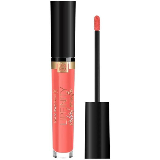 Max Factor Lipfinity Velvet Matte Lipstick Liquid Matte Lipstick 055 Orange Glow 4 ml