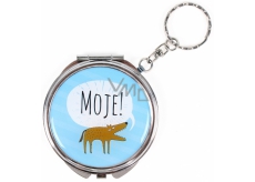 Albi Mirror - keychain with text My! 6,5 cm