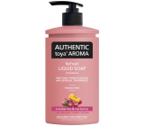 Authentic Toya Aroma Cranberries & Nectarine liquid soap dispenser 400 ml