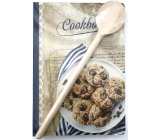 Ditipo Recipe book with wooden spoon, biscuits 17 x 24 cm