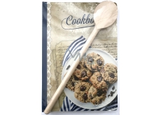 Ditipo Recipe book with wooden spoon, biscuits 17 x 24 cm