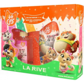 La Rive 44 Cats parfémovaná voda 50 ml + 2v1 sprchový gel a šampon 250 ml, dárková sada pro děti