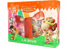 La Rive 44 Cats perfumed water 50 ml + 2in1 shower gel and shampoo 250 ml, gift set for children