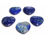 Lapis Lazuli Hmatka, healing gemstone in the shape of a heart natural stone 3 cm 1 piece, stone of harmony