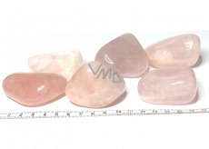 Rose quartz Tumbled natural stone 40 - 100 g, 1 piece, stone of love