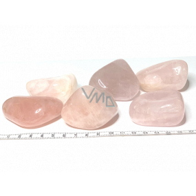 Rose quartz Tumbled natural stone 40 - 100 g, 1 piece, stone of love