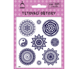 Arch Tattoo decals with certificate for children 01 Mandalas 14 x 11 cm