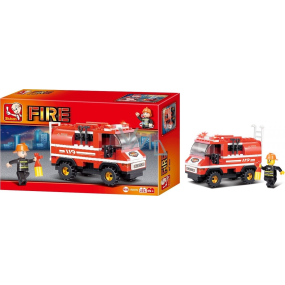 EP Line Sluban Fire truck, 133 pieces, recommended age 6+