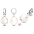 Charm Sterling silver 925 Pearl Baroque river pendant for bracelet, symbol