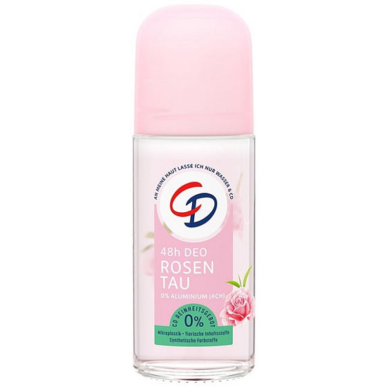 CD Rosentau - Pink flower and white tea antiperspirant deodorant roll-on for women 50 ml