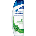 Head & Shoulders Menthol 2in1 shampoo and hair balm against dandruff 400 ml