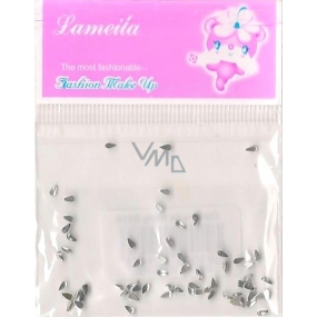 LaMeiLa Nail decorations droplets silver 1 package