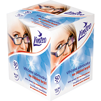 Linteo Wet Wipes for Glasses, 50 pcs