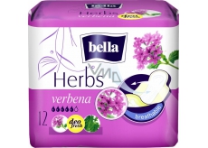 Bella Herbs Verbena intimate flavored pads with wings of 12 pieces