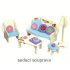 Mini Dream Home Wooden puzzle furniture dreams 01 sofa 20 x 15 cm
