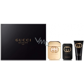 Gucci Guilty Eau pour Femme Eau de Toilette 75 ml + Guilty Body Lotion 100 ml + Guilty Shower Gel 50 ml, gift set
