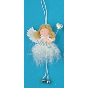 Soft Angel with hanging bell 12 cm, No.1