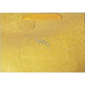 Nekupto Gift paper bag with glitter 18 x 23 x 10 cm Gold 033 01 QM