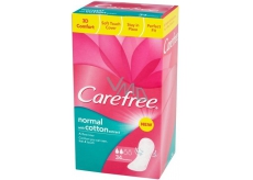 Carefree Normal with cotton extract prodyšné slipové intimní vložky 34 kusů