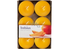Bolsius Aromatic Maxi Exotic Mango s vůní manga vonné čajové svíčky 6 kusů