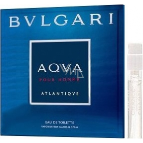 Bvlgari Aqva pour Homme Atlantiqve eau de toilette for men 1.5 ml with spray, vial