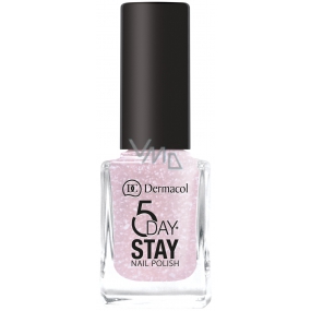 Dermacol 5 Day Stay Long-lasting nail polish 04 Nude Glam 11 ml