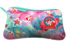 Nekupto Miss Cool Taštička neoprenová Liška Elegantní & bystrá 21 x 11 x 1,5 cm YQ 007