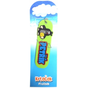Nekupto Little Mole's Adventures Little Mole Name Tag Keychain Petřík
