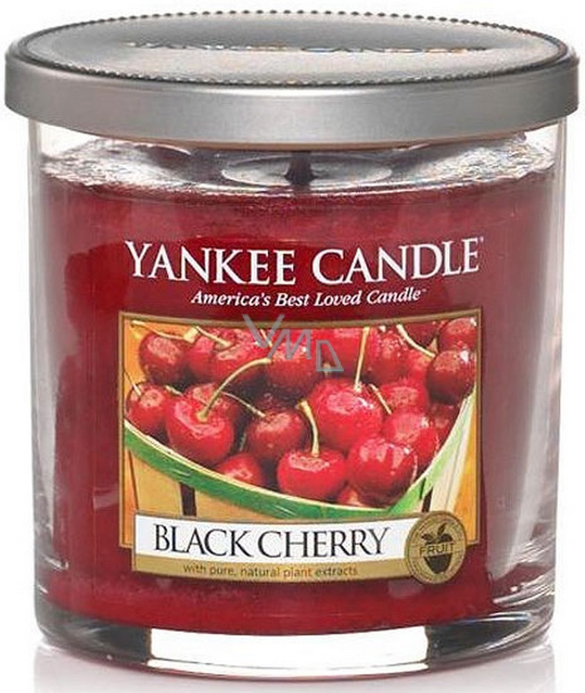Yankee Candle Black Cherry Ripe cherries Décor small scented candle
